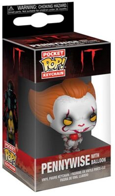 It 2 Pennywise W / Balloon Pop Pocket Keychain Schlüsselanhänger Funko