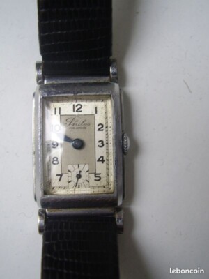 Seltene alte Art Deco Herrenuhr PHILOS Schweiz 30er Jahre