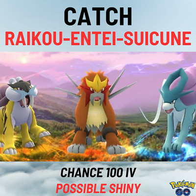 Raikou-Entei-Suicune Raid Pokemon Go Raid-XL Farm Chance