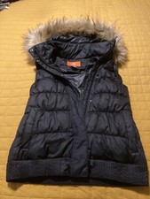 Merrell Silversun Featherless Insulated Hoodie Puffer Vest Sz M Black Exc