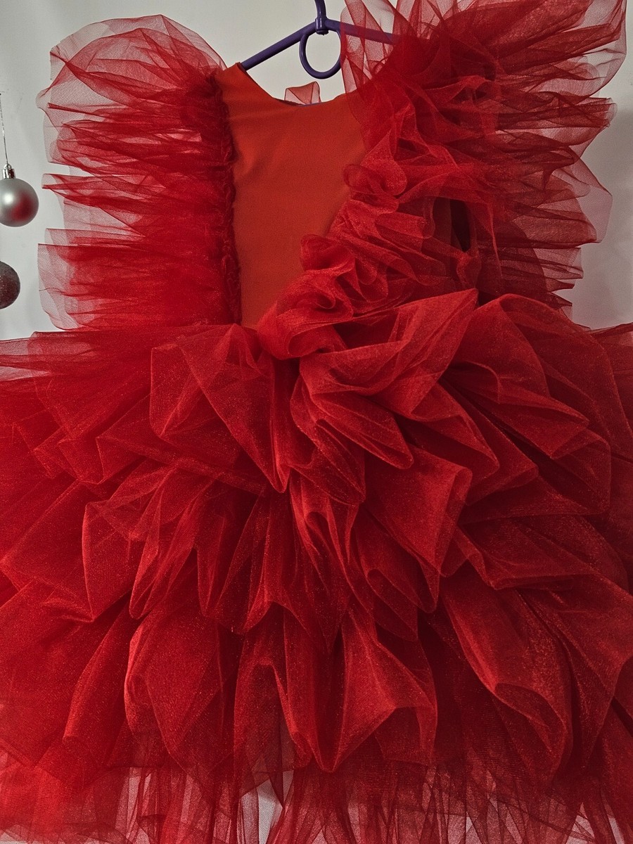 red dress with wings Beautiful Young Girl Angel Demon Red Stock Photo 1515008282