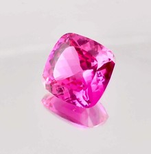 AAA 5 x 5 MM Flawless Natural Royal Pink Sapphire Loose Gemstone GIT Certified