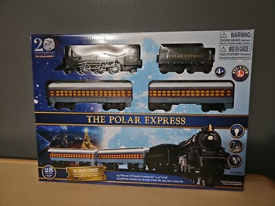 NEW Lionel The Polar Express 20th Anniversry Battery Operated 28 Pc Train Set