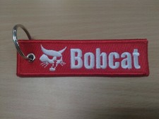 Bobcat Embroidered Key Chain, Utility vehicles, loaders, excavators construction