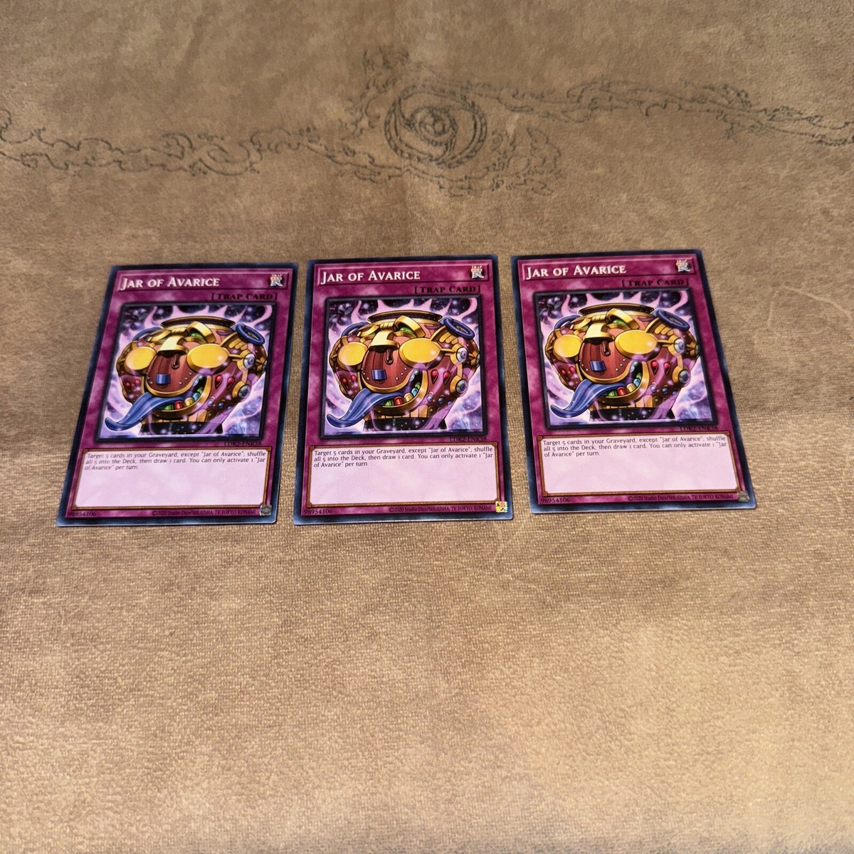 Yugioh! Jar of Avarice x3 LDK2-ENK38 Playset NEW Unlimited NM/M | eBay Yugioh! Jar of Avarice x3 LDK2-ENK38 Playset NEW Unlimited NM/M | eBay