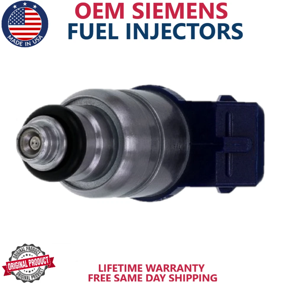 Inyector de combustible X1 OEM SIEMENS para Audi A4 Quattro 1998, 1999 2,8 L V6 #078133551L Foto 4 de 4