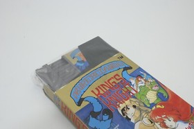 King's Knight (Nintendo NES) cartridge w/ Box, sleeve, manual, foam - oval seal