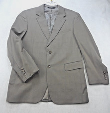Jos A Bank Blazer Mens 41R Tan Sport Coat Jacket Wool Single Vented Minimalist