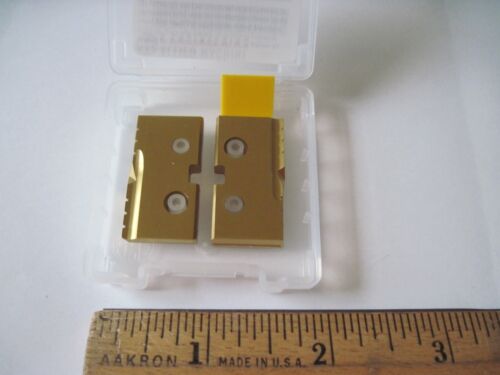 (Qty 2) Allied AMEC HSS Flat Bottom Spade Drill Inserts, 1.2550" TiN 140520-554