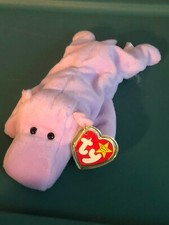 1993 RARE RETIRED TY BEANIE BABIES ORIGINAL HAPPY WITH PVC PELLETS, MINT
