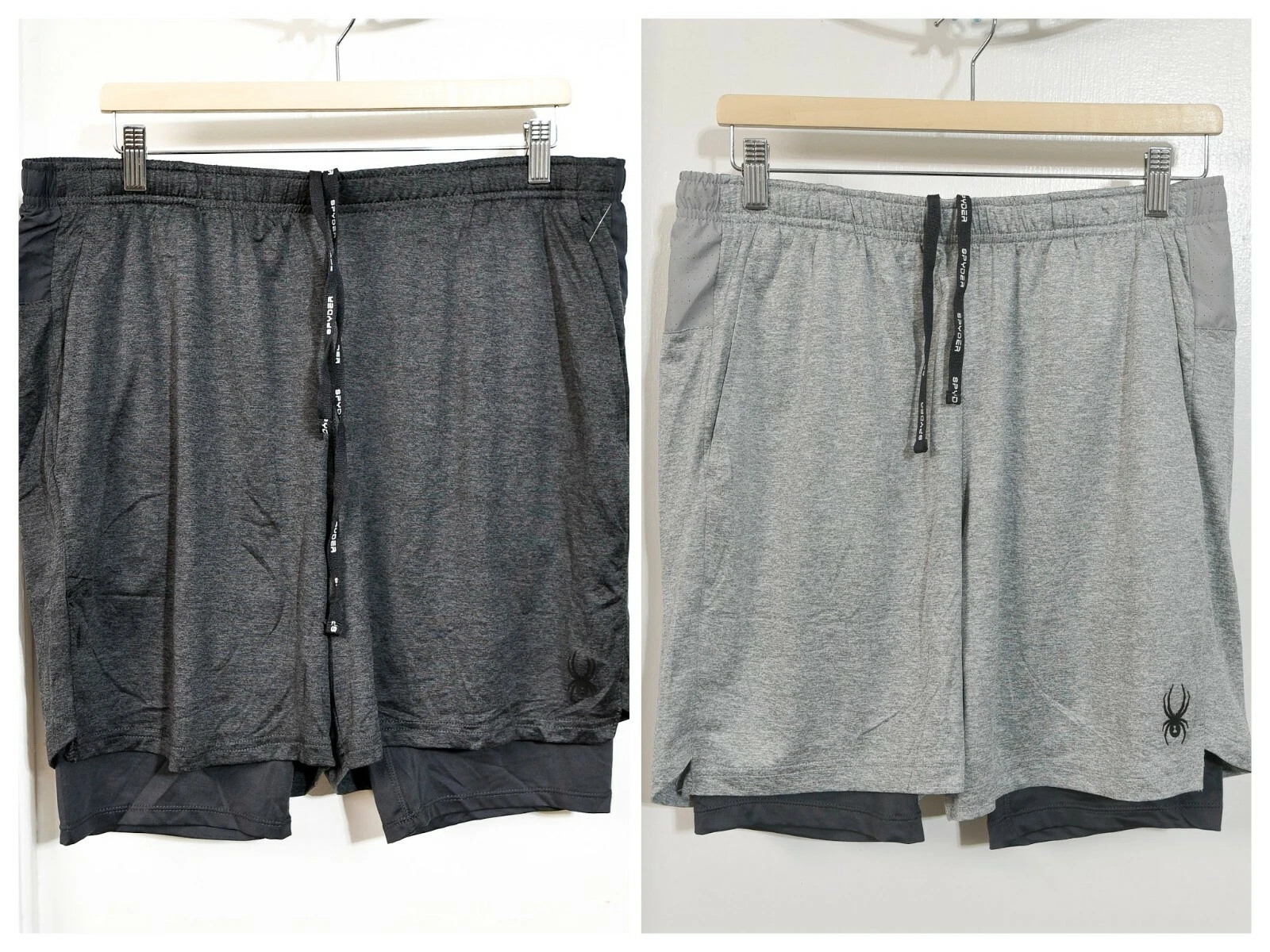 Spyder Active Men's Performance Proweb Stretch Shorts - BLACK GRAY S M L XL XXL
Opens in a new windo