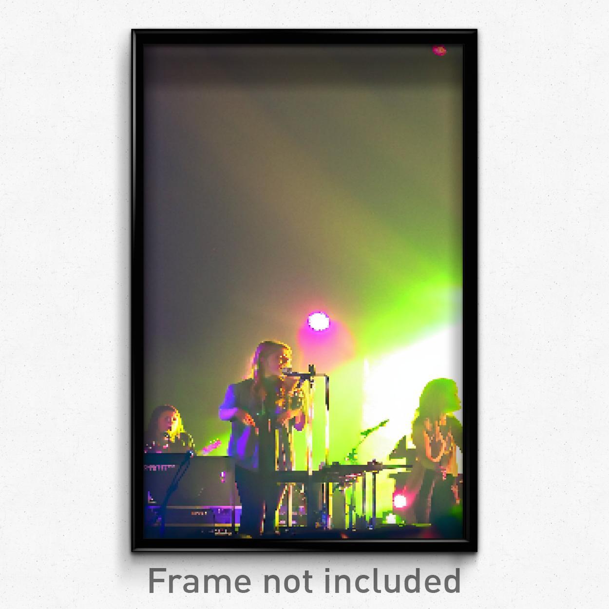 Pixel Art Poster - Shifty Concert (8 Bit Psychedelic Trippy Video Game Print)