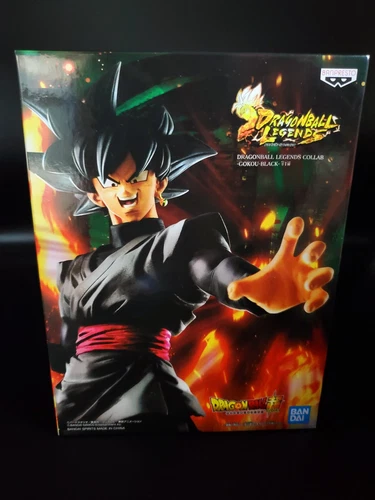 AUTÉNTICA NUEVA EN CAJA Figura Bandai Dragon Ball Legends Collab Negro Goko Banpresto