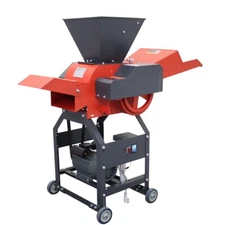 220V Grass Hay Cutter Pulverizer 6 Blades Straw Crushing Machine 500-1000kg/h