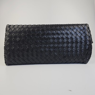 BOTTEGA VENETA Andiamo Large $8900 Black Leather Top Handle Bag
