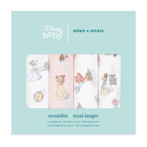 Aden + Anais Essentials Muslin Swaddle Blankets 4pk eBay
