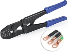 Icrimp Battery Cable Lug Crimping Tool for Open Barrel Lug,Lead-Free OEM Battery