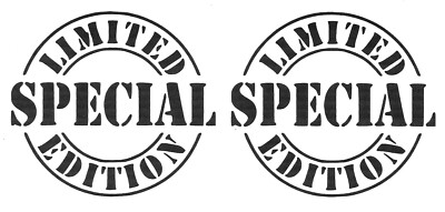 Limited Special Edition Autoaufkleber Sticker 2x, Racing, Tuning