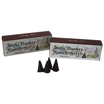Echt Bucker - 2er Set Räucherkerzen Räucherkegel - Myrrhe