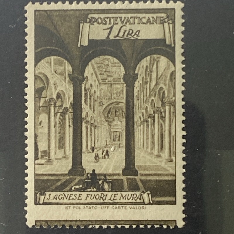 Vatican Imperf At Bottom Sassone 122c Cv 800 Euro MNH