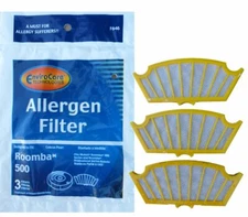 Generic Fits For Roomba 500 and Professional Series Allergen Filter 3 Pack