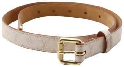 Louis Vuitton ピンクベージュエナメルレザーバングル Louis Vuitton Ultra Rare Cherry Blossom Pink Monogram Belt 70/28