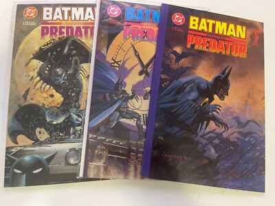 Batman versus Predator 1–3 BATMAN VERSUS PREDATOR #1-3 (DC/1991/VARIANTS/SUYDAM/0921274