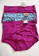3 Warner's No Pinching No Problems Brief Panty Multi 5738 Sz 9/2XL - NWT