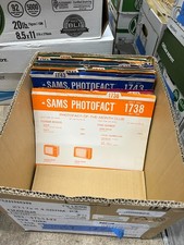 SAMS Photofact Folder Sets 1738-1823