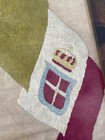 Antique US–Italy Silk Embroidery, Crossed Flags, Hand-Stitched Framed Needlework — photo 5