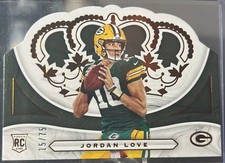 2020 Panini Chronicles - Crown Royale #CR-4 Jordan Love (RC) #15/75 Green Bay