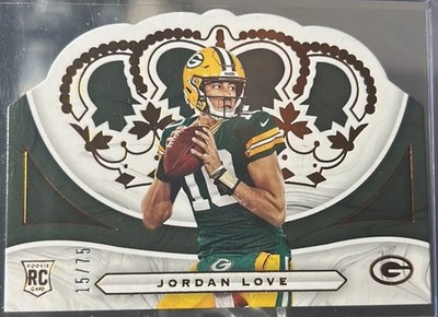 2020 Panini Chronicles - Crown Royale #CR-4 Jordan Love (RC) #15/75 Green Bay