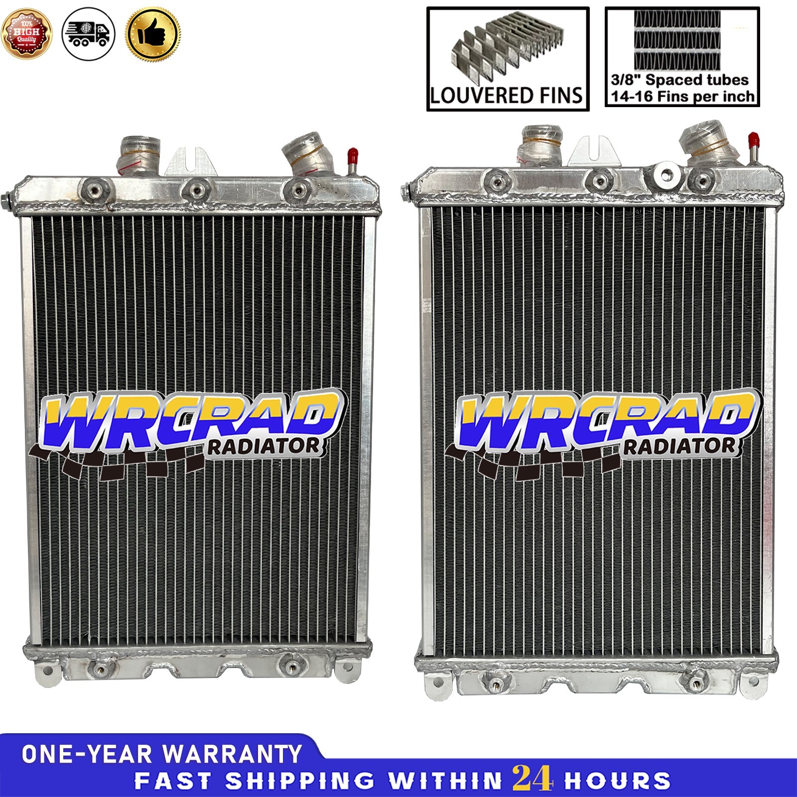 Radiator For Ferrari 360 Spider Modena 3.6L V8 2000-2006 Aluminum Right+Left