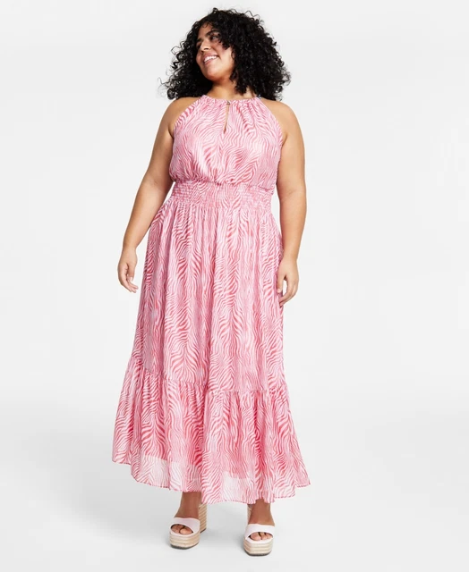 MICHAEL Michael Kors Plus Size Graphic 196163961910 0X (12W) RT $195.0
