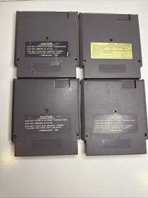 4) X-Men Tecmo Mission Impossible Hogans Alley All Nes Game Cartridge Nintendo