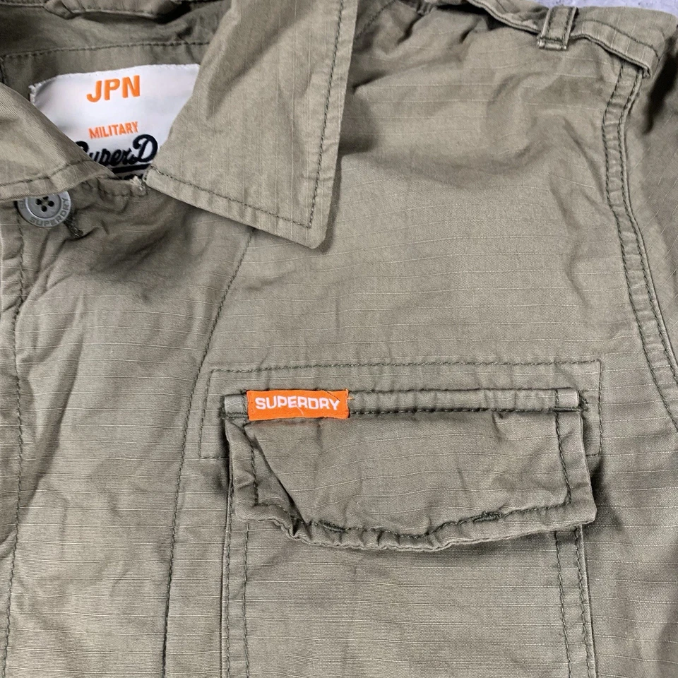 Superdry Chaqueta Hombre Verde Medio The Rookie Military M65 Field Utility Army Foto 2 de 4