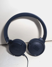 JBL Tune 500 Wired Over Ear Headphones Blue Pure Bass, Foldable, Mic, Tested