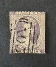 1862 - Bahamas - Yv#4A, Toothed 13, Defects, Used Stamp