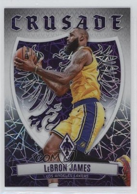 2023-24 Panini Phoenix Crusade White Lazer Phoenix 125/150 LeBron James #9 hs9