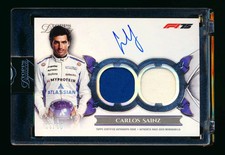 2025 Topps Dynasty F1 #SDDRA-CSA Carlos Sainz Dual Patch Autograph #03/10