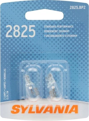 Sylvania 2825 W5W T10 5W Deux Ampoules Plaque Licence Léger Remplacement Orig. - Photo 1/4