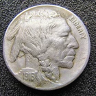 1916-D Buffalo Nickel 5C - Denver Mint - VF-XF Condition - Light Toning