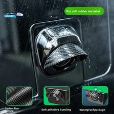 4pcs Car Rear View Camera Rain Shields - Waterproof Protection Visor Cover