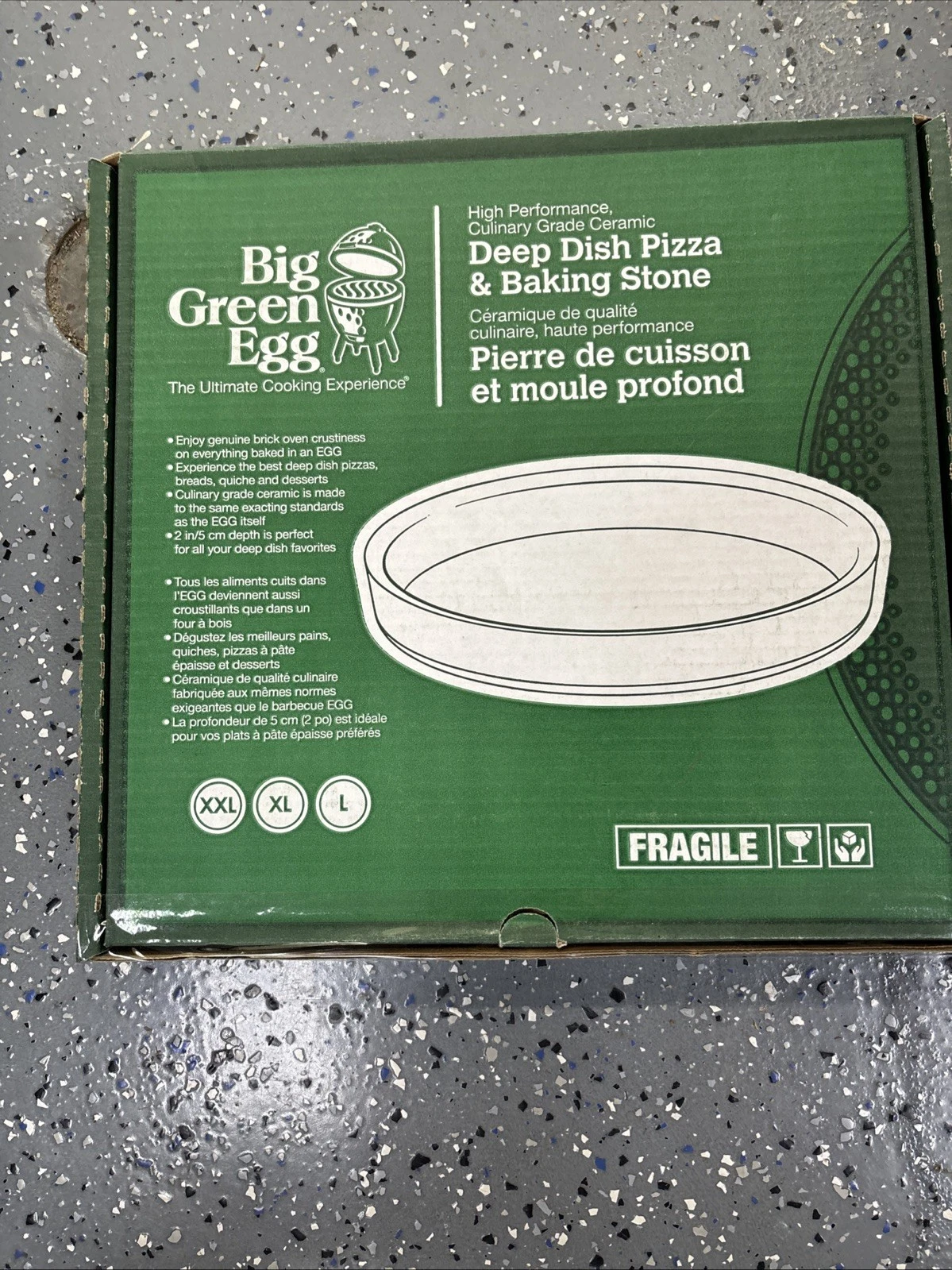 Big Green Egg Deep Dish Pizza And Baking Stone
Opens in a new window or tab