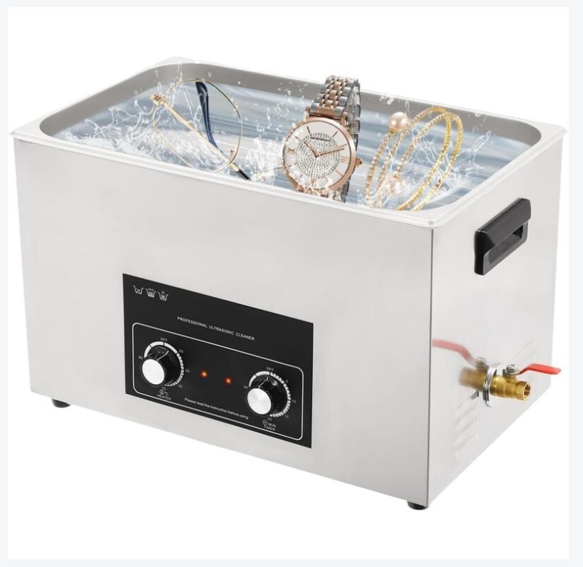 30L Ultrasonic Cleaner Stainless Steel Heated Tank Professional Parts Washer