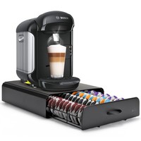 64 Tassimo T-Disc Coffee Pod Holder Drawer Capsule Storage Black