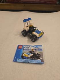 Lego # 30013 ~City Police Buggy Polybag ~ Complete w/ Minifig and Instructions