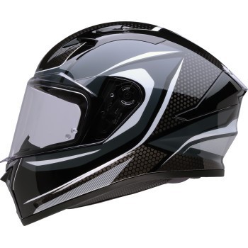 Z1R Talon Full Face Helmet - Nighthawk Black/Gray/White - Adult