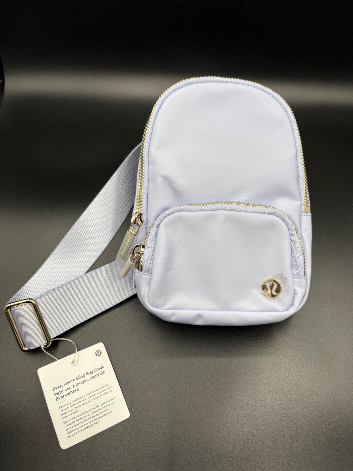 NWT Lululemon Everywhere Small Sling Bag 2L In Ivory lululemon Unisex Everywhere Small Sling Bag Light Ivory  main image 2