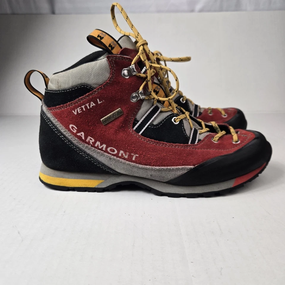Garmont Hiking Shoes Vetta Tex Men's Size 10 Outdoor Trail Boots Red Lace Up - Image 2 of 4